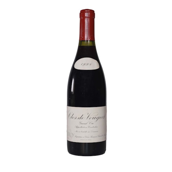 Domaine Leroy Clos de Vougeot Grand Cru 1992